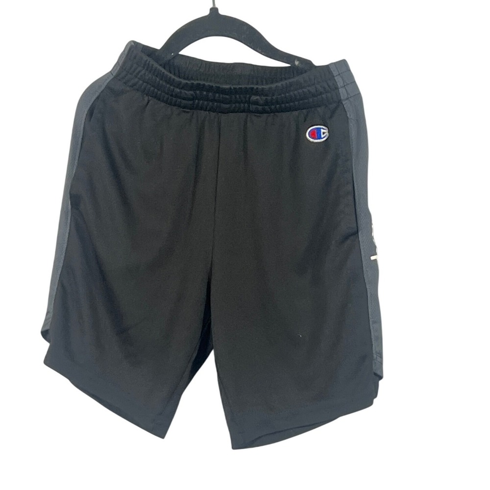 Champion‎ Kids Black Gray Classic Athletic Shorts Sporty Boys 7 Comfort School